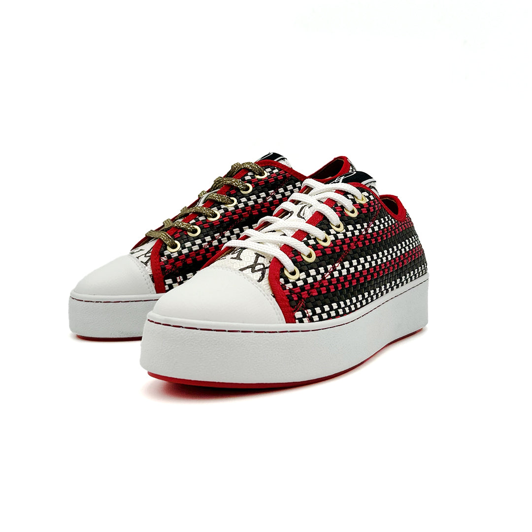 SNEAKY TRECCIA ROJO Leite