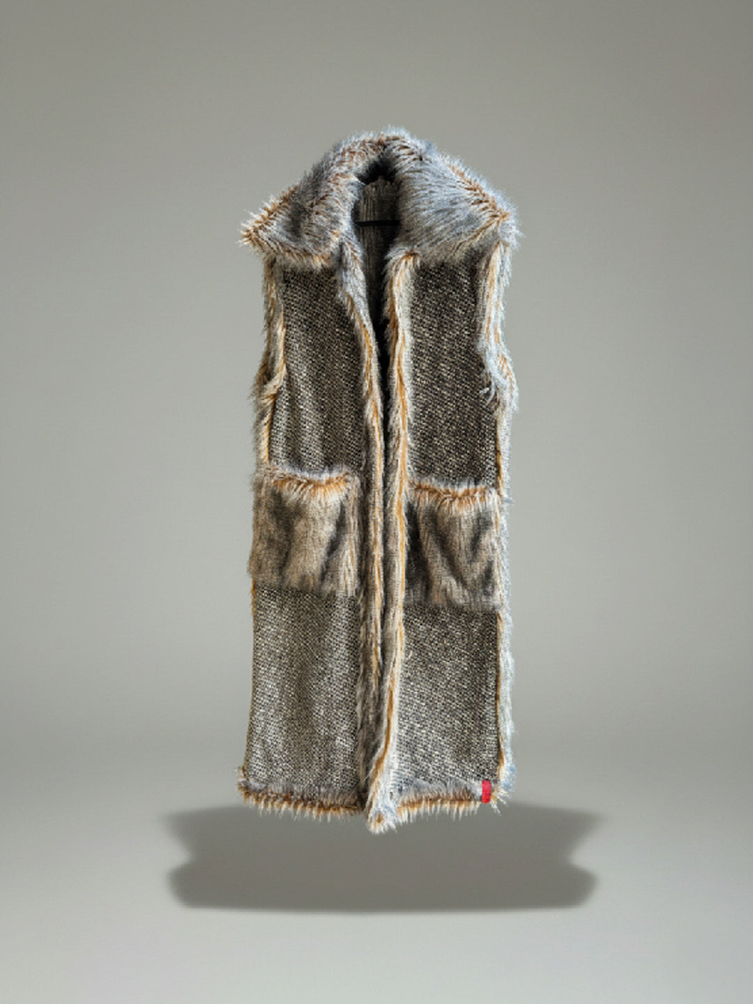 Chaleco largo reversible