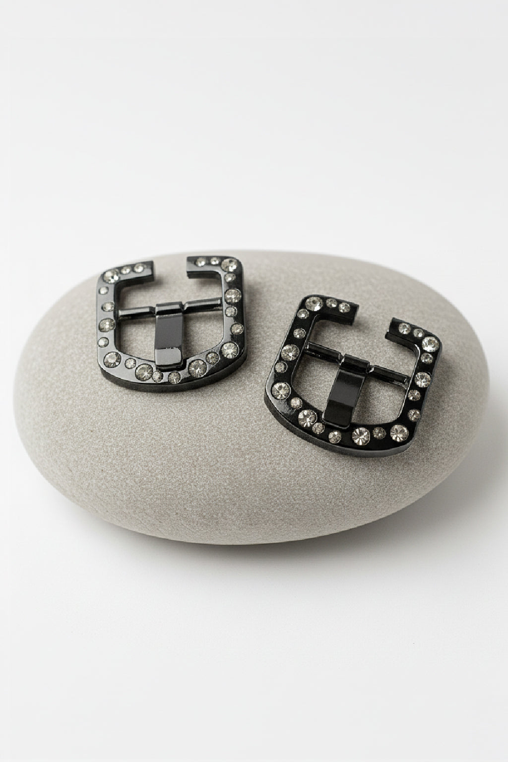 Hebilla Rectangular Brillantes (pareja)